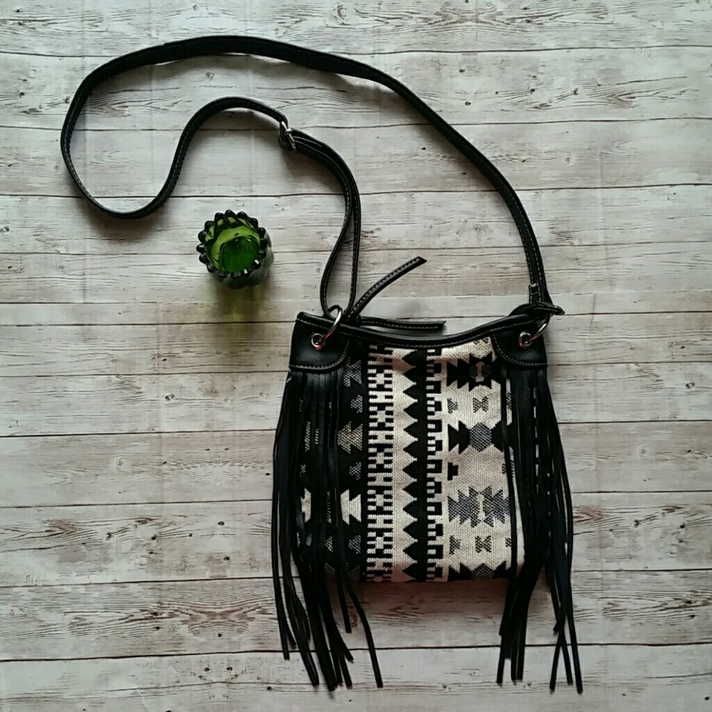 Aztec Geometric Crossbody Purse